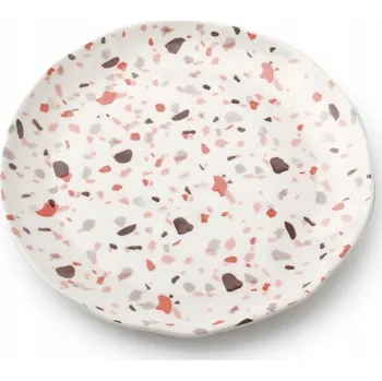 Talíř Mělký jídelní talíř Affek Design Terazzo 25 cm