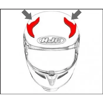 Motodoplněk HJC ventilace RPHA 11 Horní metal black