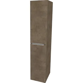 Mereo Mailo, koupelnová skříňka vysoká 170 cm, chrom madlo, Multidecor, Beton Chicago tm šedý - CN594LPBCS2