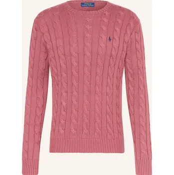 Pánská móda Polo Ralph Lauren Pánský Svetr, starorůžová, XXL