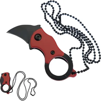 kapesní nůž CHZ Zavírací mini karambit "LITTLE SPINNER" s řetízkem na krk
