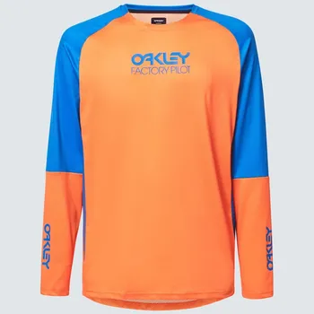 cyklistický dres OAKLEY cyklo dres FACTORY PILOT MTB II Ls scarlet ibis - XS
