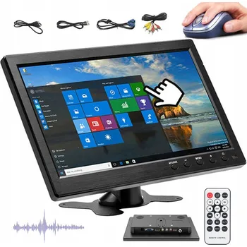 IP kamera LCD monitor 5 palců pro couvací kameru se 2 video vstupy