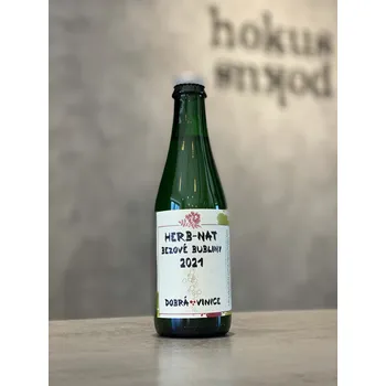 Víno Dobrá Vinice - Herb-Nat Bezové bubliny 0,375 l - naturální víno