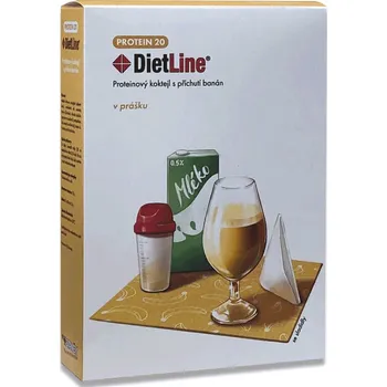 Protein DietLine Protein 20 Koktejl Banán 3 sáčky