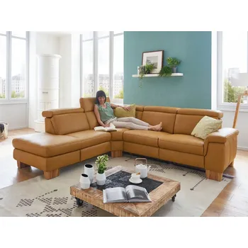 Sedací souprava Kožená rohová sedací souprava LAVA XC 7 Levý roh