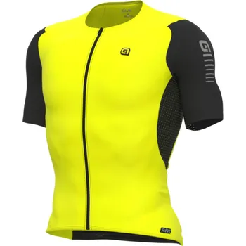 cyklistický dres ALÉ CYCLING Pánský cyklistický dres Race Special S ČERNÁ|ŽLUTÁ