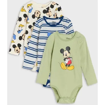 Sinsay - Sada 3 body Disney - olivová - 807EM-81X - 807EM-81X-56