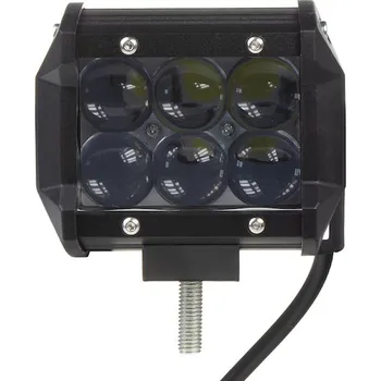 Přídavný světlomet LED světlo obdélníkové, 6x3W, 95x80x65mm, STM WL-838