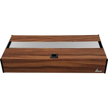 Kryt k akváriu Diversa Akvarijní kryt hliníkový 60x30 cm LED Expert / 1x12W rovný DIVERSA ořech Hliník