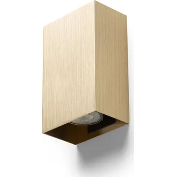 Nástěnné svítidlo CAPRI RC nástěnná česaná mosaz 230V LED GU10 2x9W