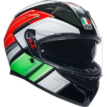 Helma na motorku AGV přilba K-3 Wing black/italy - M