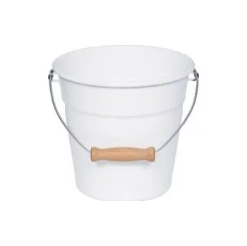 Hrnec Smaltovaný univerzální kbelík - 1,8 l - bílý