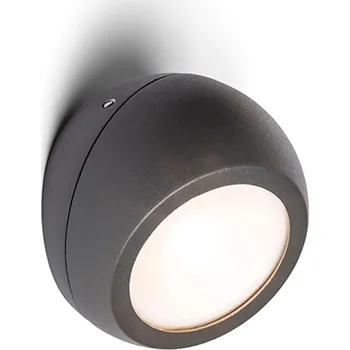 Venkovní osvětlení SIV přisazená antracitová 230V LED 6W 120° IP54 3000K