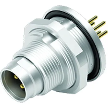 LED panel Binder 09 0415 90 05 Konektor M9 pro montáž na panel, kontakty: 5, nestíněný, THT, IP67, upevnění zepředu