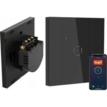 vypínač Jednoduchý skleněný dotykový WiFi vypínač světla