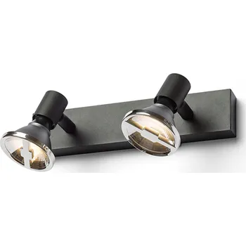 Bodové svítidlo TRICA II nástěnná černá 230V GU10 2x25W