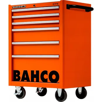 Klasický vozík na nářadí C75. 6 odolných zásuvek BAHCO
