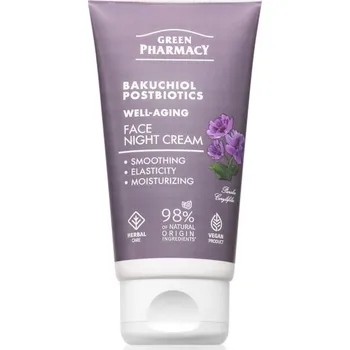 Pleťový krém Green Pharmacy Bakuchiol & Postbiotics Night Face Cream hydratační noční krém proti vráskám 50 ml