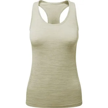 TriDri® Dámské bezešvé sportovní tílko 3D fit - Šalvějový melír | M