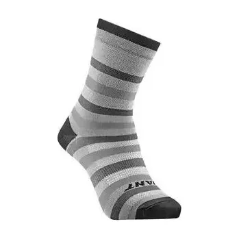 Pánské ponožky Ponožky Giant Transcend Socks-Black/Grey-M