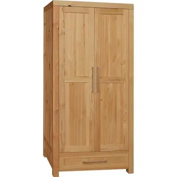 Šatní skříň Šatní skříň DELTA 02 z masivu se šatní tyčí Barevné provedení: Dub