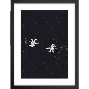 Obraz Obraz plakát v černém rámu do obýváku 30x40 abstrakce plakáty na zeď