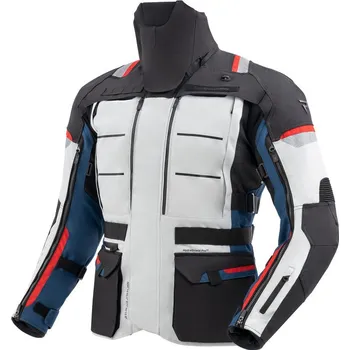 Moto bunda REBELHORN bunda CUBBY V blue/gray/red - 10XL