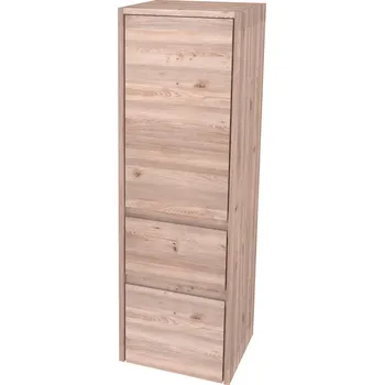 Mereo Opto koupelnová skříňka vysoká 125 cm, pravé otevírání, Multidecor, Dub Nelson - CN995PDNLS