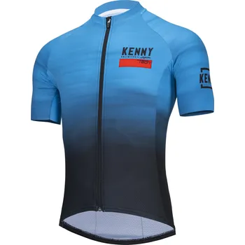 cyklistický dres KENNY cyklo dres TECH 22 Summer blue - L
