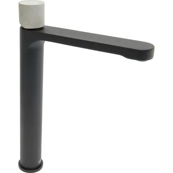 Vysoká umyvadlová baterie SAT Fusion bez výpusti páka beton SATBSFU285BC - SATBSFU285BC