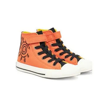 Pánská obuv Plátěnky Converse Ctas 1V Hi X Naruto A14840C Oranžová 33_5