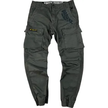 Pánské kalhoty YAKUZA 3854 Cargo kalhoty tmavě olivové - XL