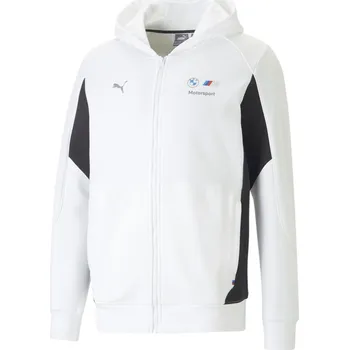 Pánská mikina BMW mikina PUMA MMS Hooded 23 white - 2XL