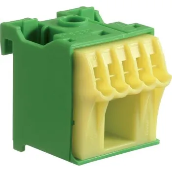 vypínač Ochranný blok HAGER zelený 1x16+5x4mm2 KN06E