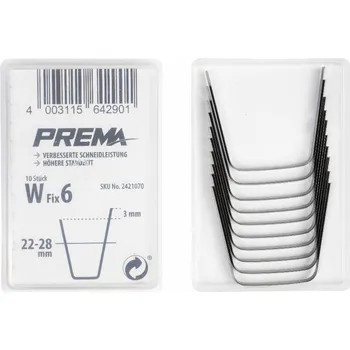 Sada na opravu pneumatiky Prořezávací nože na pneumatiky W Fix 6, 22-28mm, pro prořezávačku Prema Cutter, 20ks, Invento PA242-1070