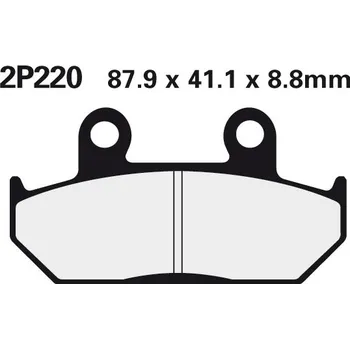 Brzdová destička NISSIN brzdové destičky 220NS