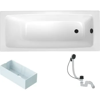 Vana Obdélníková vana SAT Feel 170x70 cm smaltovaná ocel levá i pravá SATBVFEEL1704 - SATBVFEEL1704