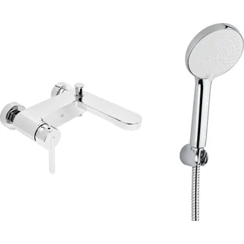 Vodovodní baterie Vanová baterie SAT Fusion s vanovým setem 150 mm chrom SATBSFU222TCHSET - SATBSFU222TCHSET