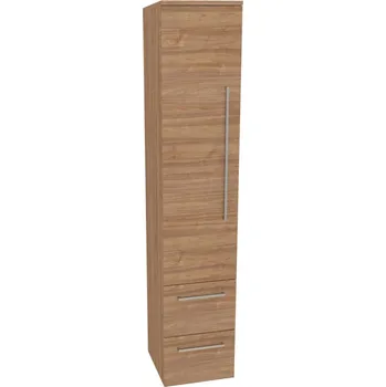 Kotel Mereo Bino, koupelnová skříňka vysoká 163 cm, levá, Multidecor, Light Select Walnut - CN697LSW1
