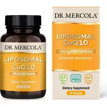 CoQ10, Ubiquinone, liposomální, 100 mg, 30 kapslí Dr. Mercola