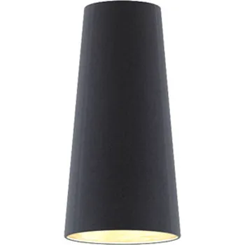 Lampička CONNY 15/30 stolní stínidlo Polycotton černá/bílé PVC max. 23W