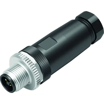 Binder 99 0629 32 04 Kabelový konektor M12 samec, kontakty: 4, 6,0-8,0 mm, nestíněný, šroubovací svorka, IP67, UL, VDE