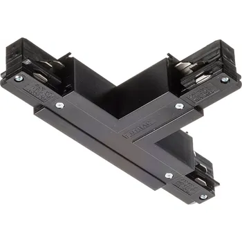 Bodové svítidlo EUTRAC T spoj pravá černá 230V