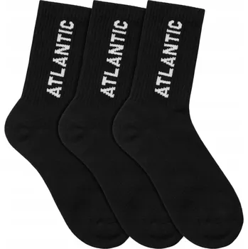 Pánská móda Pánské ponožky ATLANTIC MC-001 DLOUHÉ SPORTOVNÍ ponožky 3 kusy - 39-42