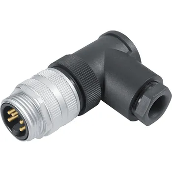 Binder 99 2441 62 03 7/8" úhlový konektor, kontakty: 2+PE, 8,0-10,0 mm, nestíněný, šroubovací svorka, IP67, UL, VDE