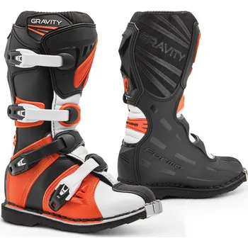Moto obuv FORMA boty GRAVITY dětské black/orange - 32