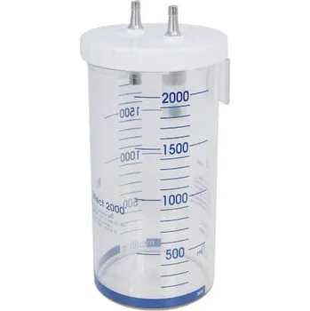 Odsávačka hlenu GCE sběrná odsávací láhev Medicollect 2000 polykarbonát - s nasazovacím víčkem