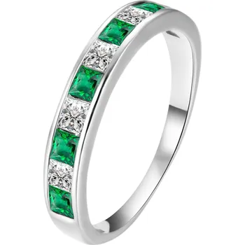 Prsten Agato Luxusní stříbrný prsten se zirkony AGT-R47GR 52 mm + 2 měsíce na vrácení zboží