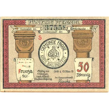 FROSE. 50 Pfennig 1921.